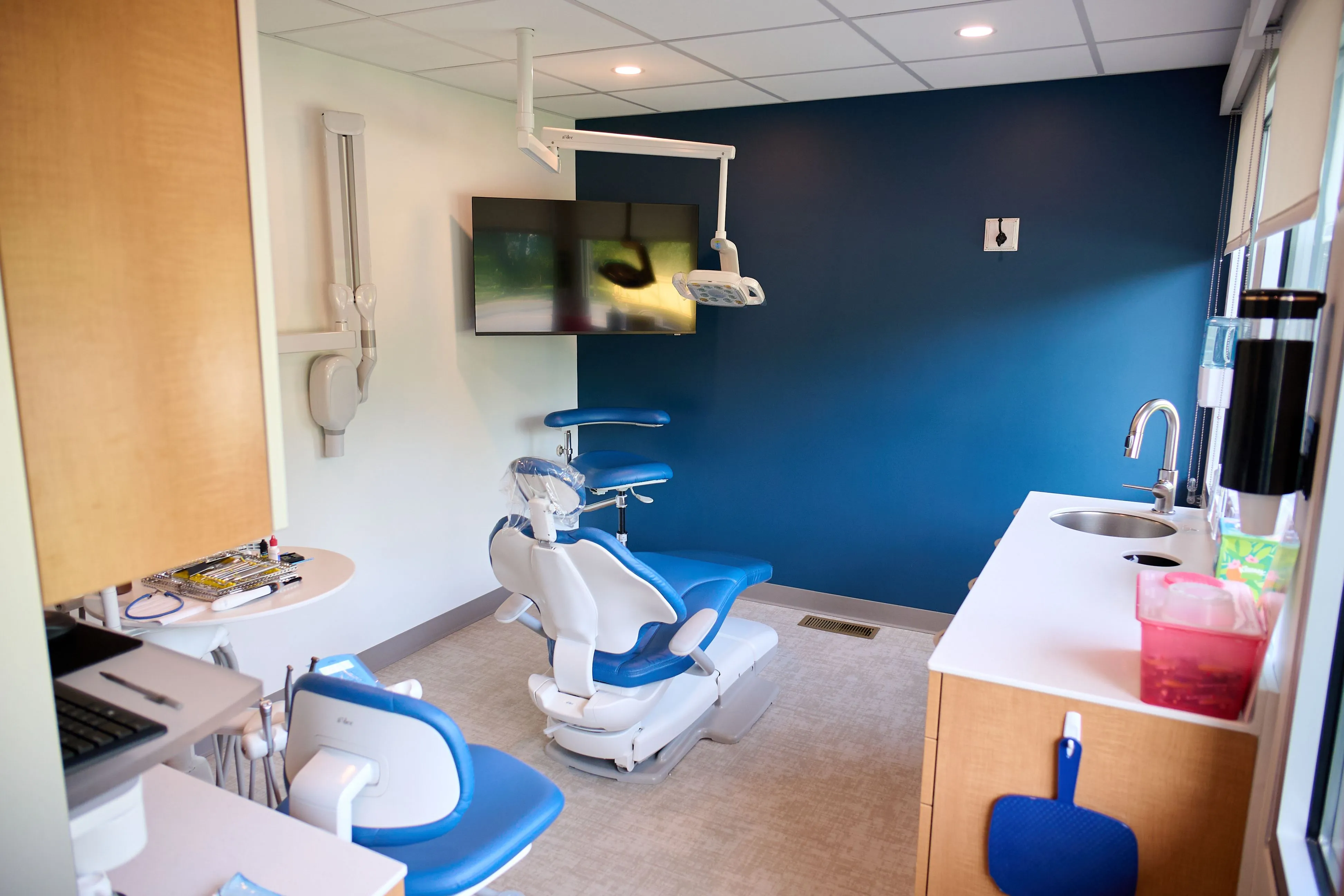 Mecca Dental lobby seating area