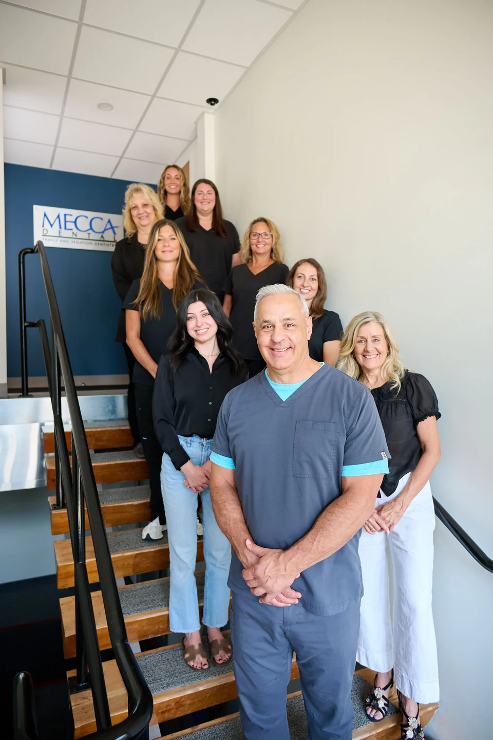 The Mecca Dental team outside our Utica, NY practice